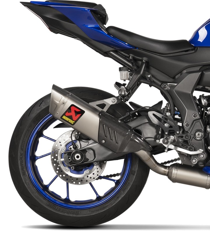 Akrapovič Racing-uitlaat van titanium voor Yamaha R7 (21-25) S-Y7R12-APT