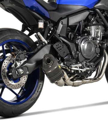 Escape Akrapovič Racing en Carbono para Yamaha MT 07 (14-26), MT 07 Tracer (20-26), XSR 700 (16-26) S-Y7R2-AFC/1