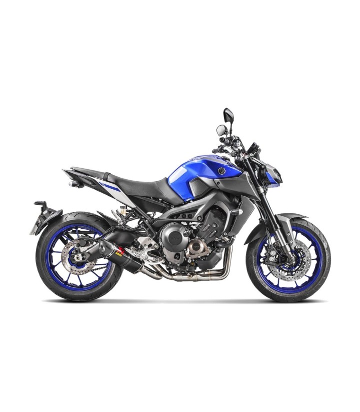Akrapovič Racing Exhaust in Carbon for Yamaha MT 09 (14-20), XSR 900 (16-21) S-Y9R2-AFC