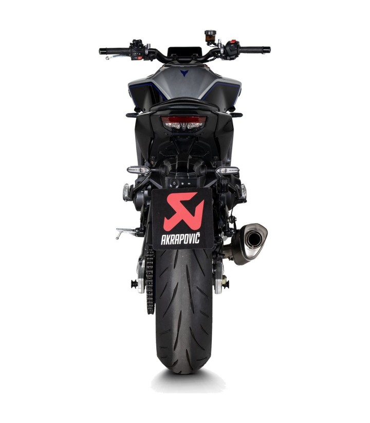 Escape Akrapovič Racing em preto para Yamaha MT 09 (21-26) S-Y9R24-APTBL