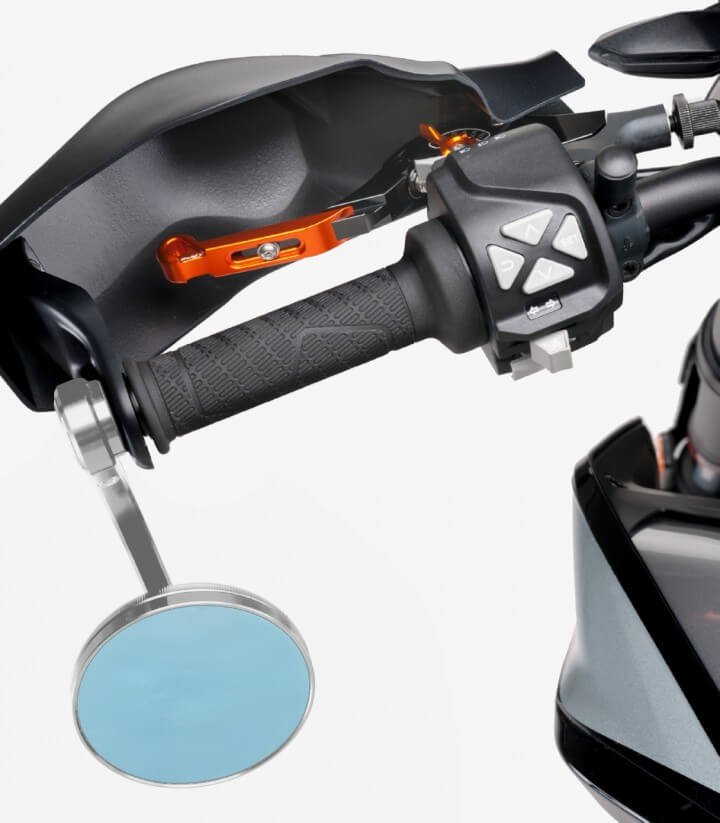 Spiegel Grand Tracker von Puig in Aluminium eloxiert 9691Dx2