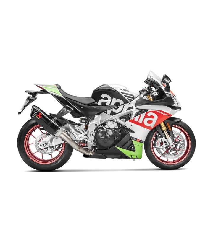 Échappement Akrapovič en carbone pour Aprilia RSV 4 1000/1100 (17-20), Tuono V4 1000/1100 (17-20) S-A10SO9-RC