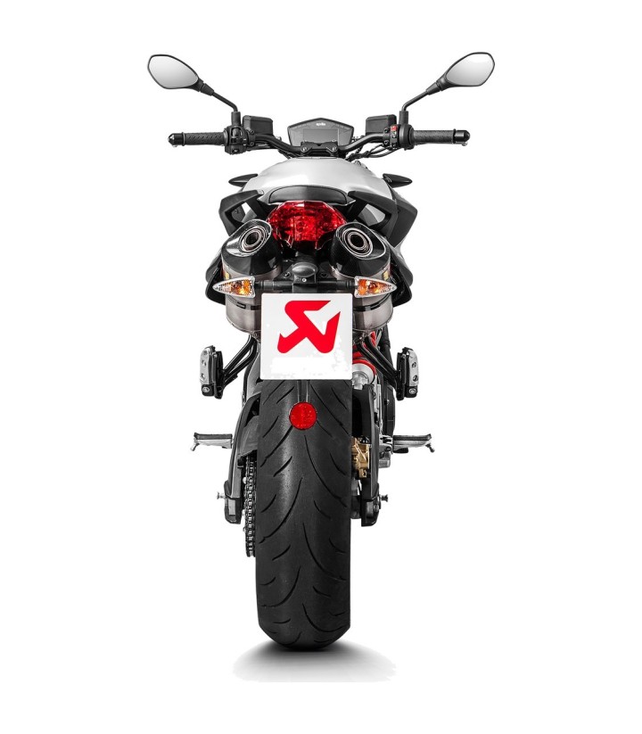 Escape Akrapovič em titânio para Aprilia Shiver 900 (17-20) S-A9SO1-HDT/1