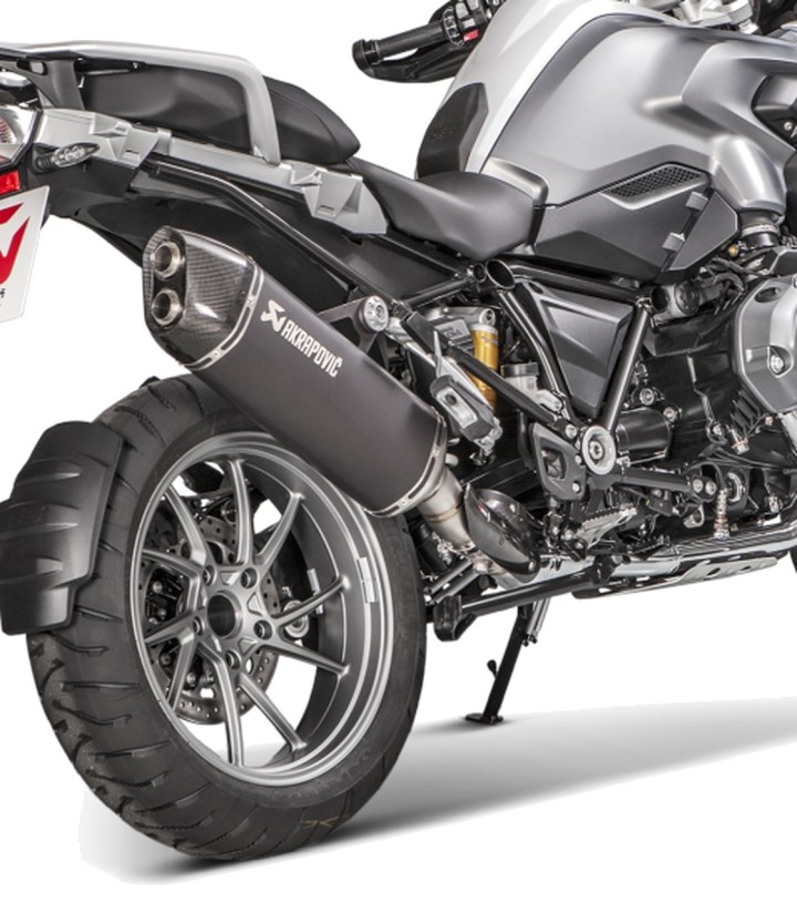 Scarico Akrapovič nero per BMW R 1200 GS (13-18) S-B12SO16-HAABL