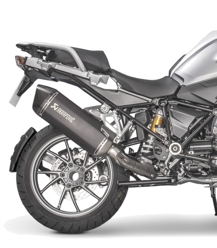Akrapovič Exhaust in Black for BMW R 1200 GS (13-18) S-B12SO16-HAABL