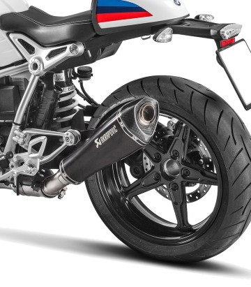 Akrapovič Exhaust in Black for BMW R 1200 nineT (14-23) S-B12SO17-HBRBL