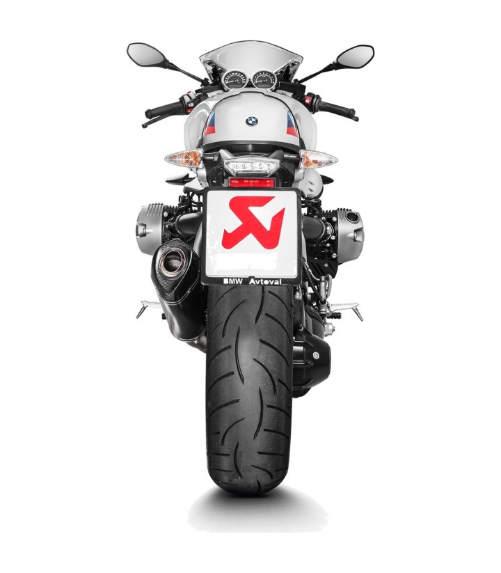 Échappement Akrapovič noir pour BMW R 1200 nineT (14-23) S-B12SO17-HBRBL
