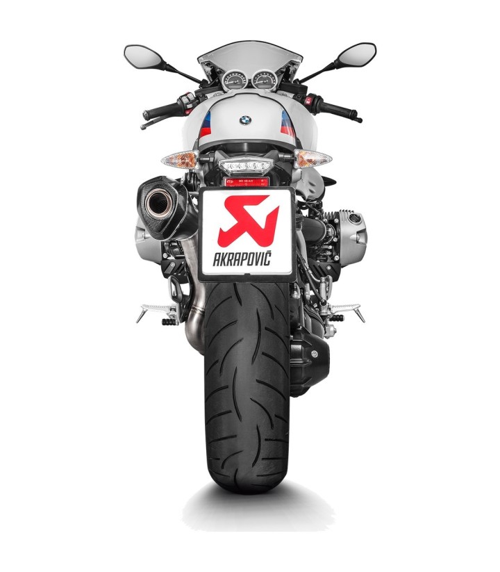 Akrapovič Exhaust in Black for BMW R 1200 nineT (14-23) S-B12SO17-HBRBL