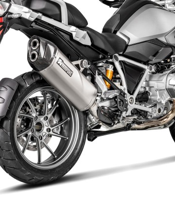 Akrapovič Exhaust in Titanium for BMW R 1250 GS (19-23) S-B12SO23-HAAT