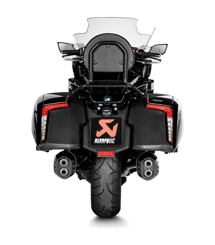 Akrapovič Exhaust in Black for BMW K 1600 B Bagger / GT / Grand America (17-20) S-B16SO3HRAATBL