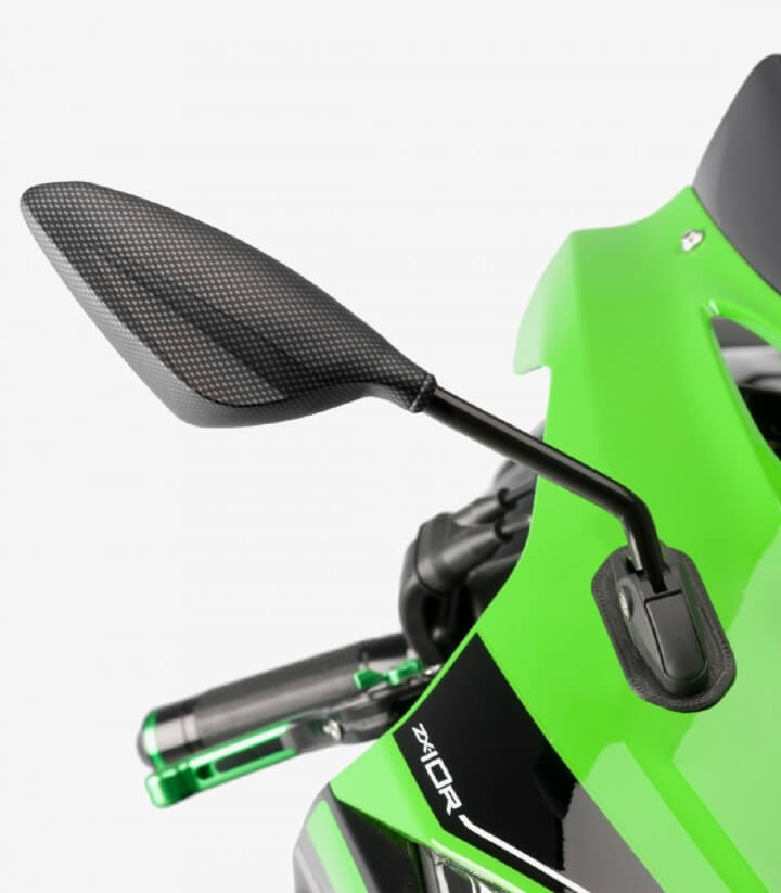 Retrovisores RS2 70º de Puig en Símil carbono 7354C+7355C