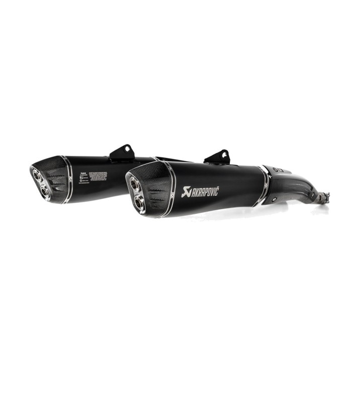 Escape Akrapovič em preto para BMW K 1600 B Bagger / GT / Grand America (17-20) S-B16SO3HRAATBL