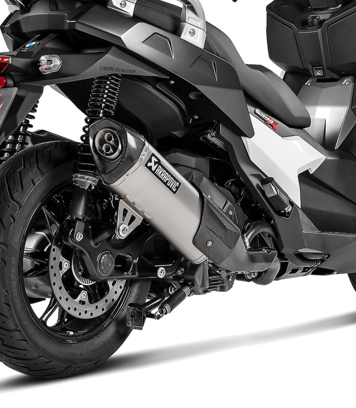 Akrapovič-Auspuff aus Titan für BMW C 400 GT/X (18-20) S-B4SO2-HRT