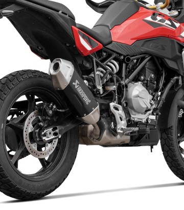 Zwarte Akrapovič-uitlaat voor BMW F 450 GS (26) S-B4SO4-HHLSSBL