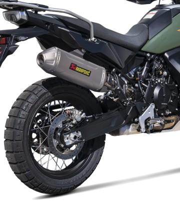 Escape Akrapovič em titânio para CFMOTO MT-X 1000 (26), MT-X 800 (25-26) S-CF10SO1-HFTT