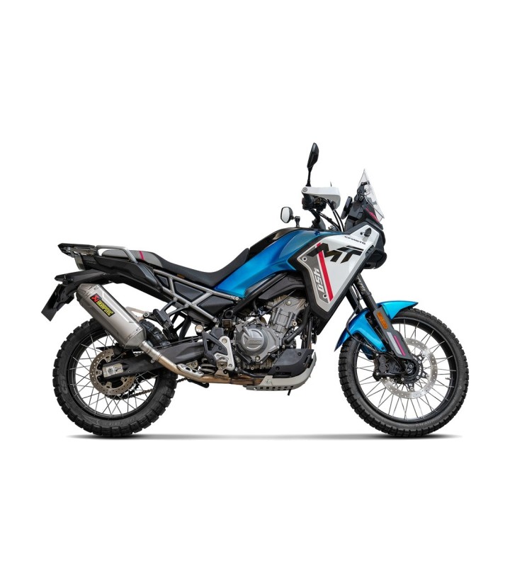 Akrapovič Exhaust in Titanium for CFMOTO MT 450 (24-26) S-CF4SO2-HFTT