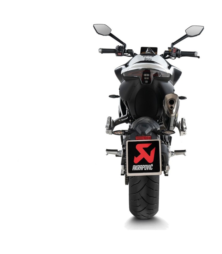 Escape Akrapovič em carbono para CFMOTO NK 800 (23-26) S-CF8SO1-HAPLC