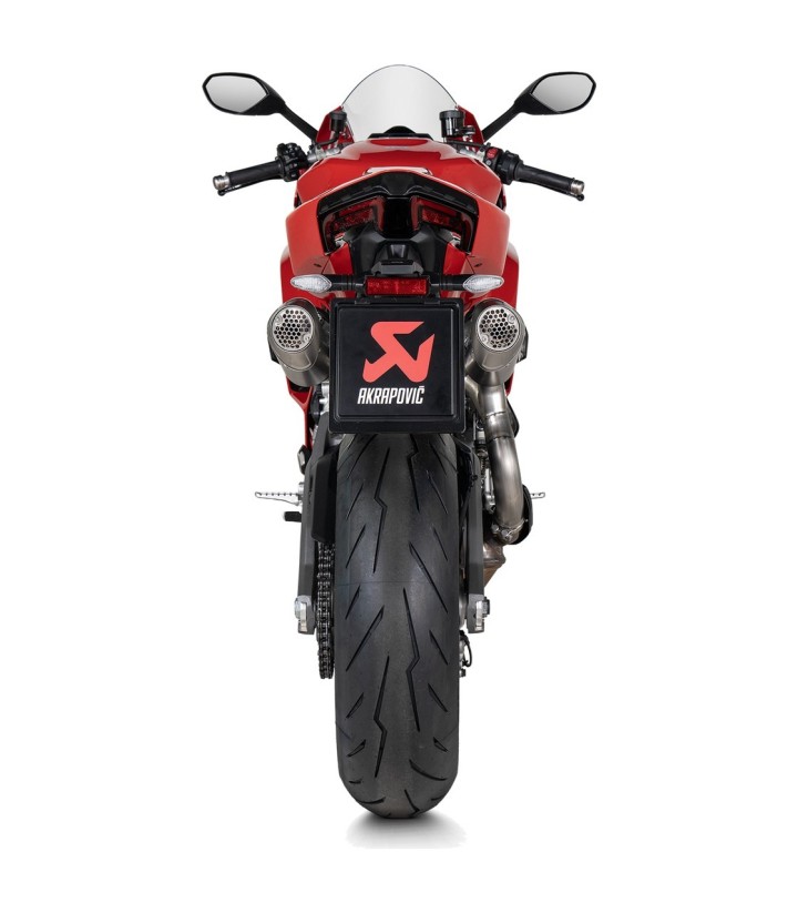 Échappement Akrapovič en titane pour plusieurs modèles Ducati S-D10SO8-HCHNT