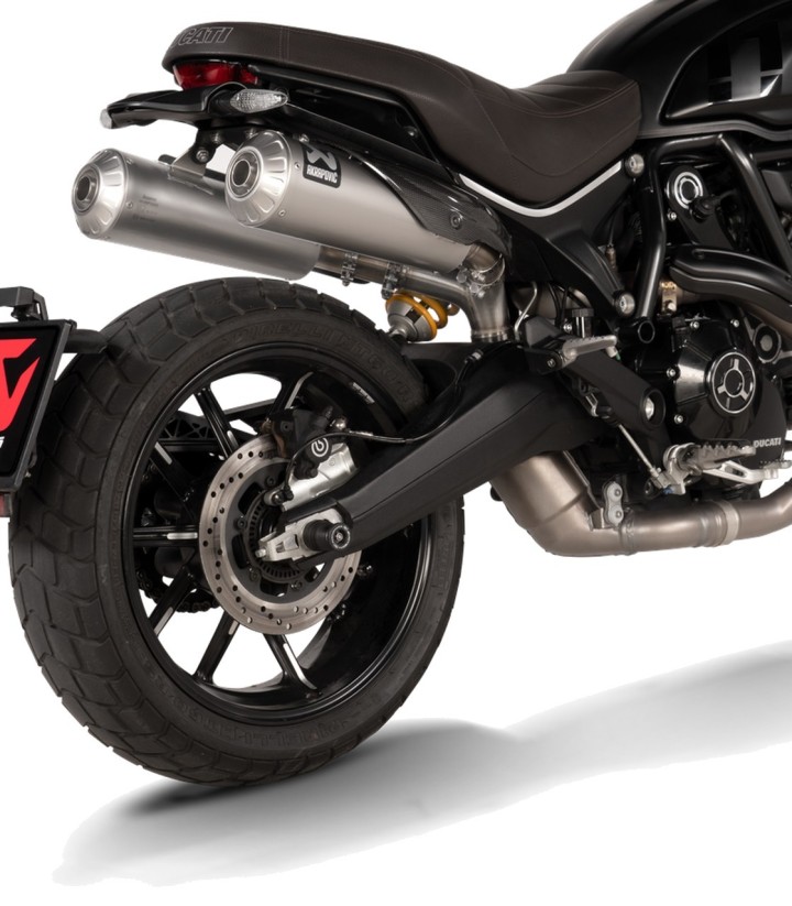 Échappement Akrapovič en titane pour Ducati Scrambler 1100 (21-24) S-D11SO13-HBFGT