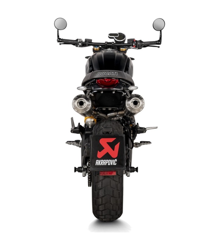 Akrapovič-uitlaat van titanium voor Ducati Scrambler 1100 (21-24) S-D11SO13-HBFGT