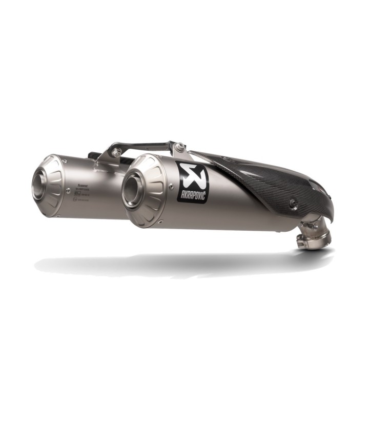 Akrapovič Exhaust in Titanium for Ducati Scrambler 1100 (21-24) S-D11SO13-HBFGT