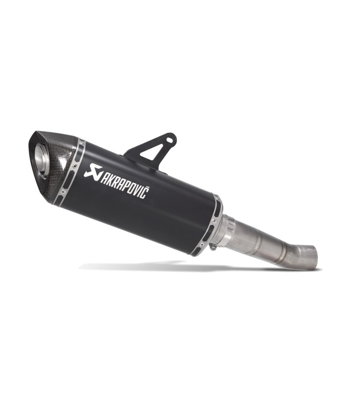 Scarico Akrapovič nero per Ducati Monster 1200 (17-20), Monster 821 (17-20) S-D12SO8-RTBL