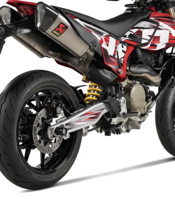 Escape Akrapovič em titânio para Ducati Hypermotard 698 (24-26) S-D6SO2-HAPLT