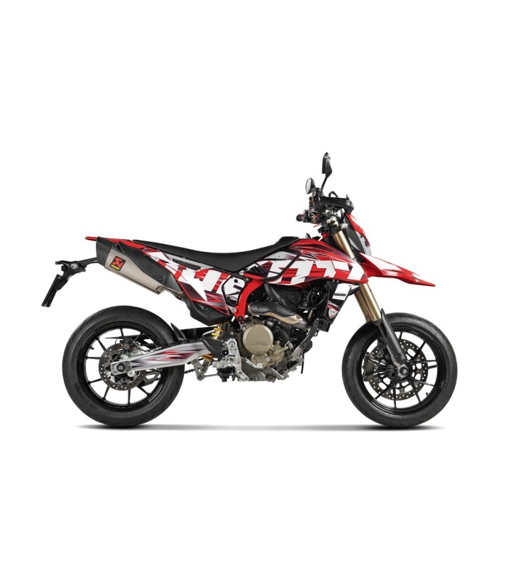 Échappement Akrapovič en titane pour Ducati Hypermotard 698 (24-26) S-D6SO2-HAPLT