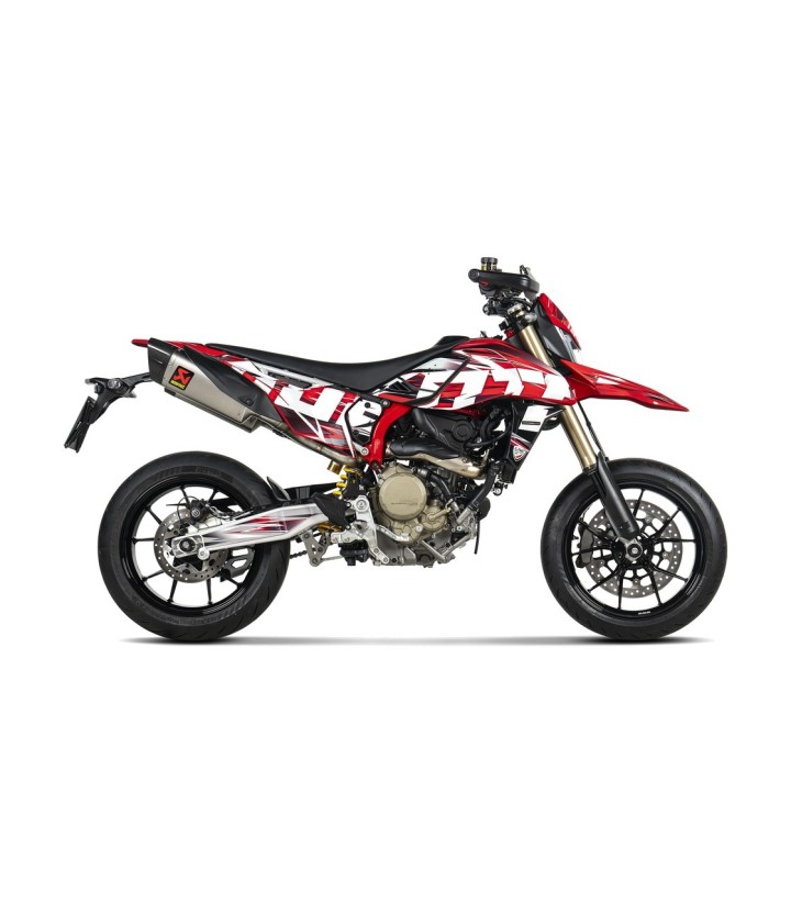 Akrapovič Exhaust in Titanium for Ducati Hypermotard 698 (24-26) S-D6SO2-HAPLT