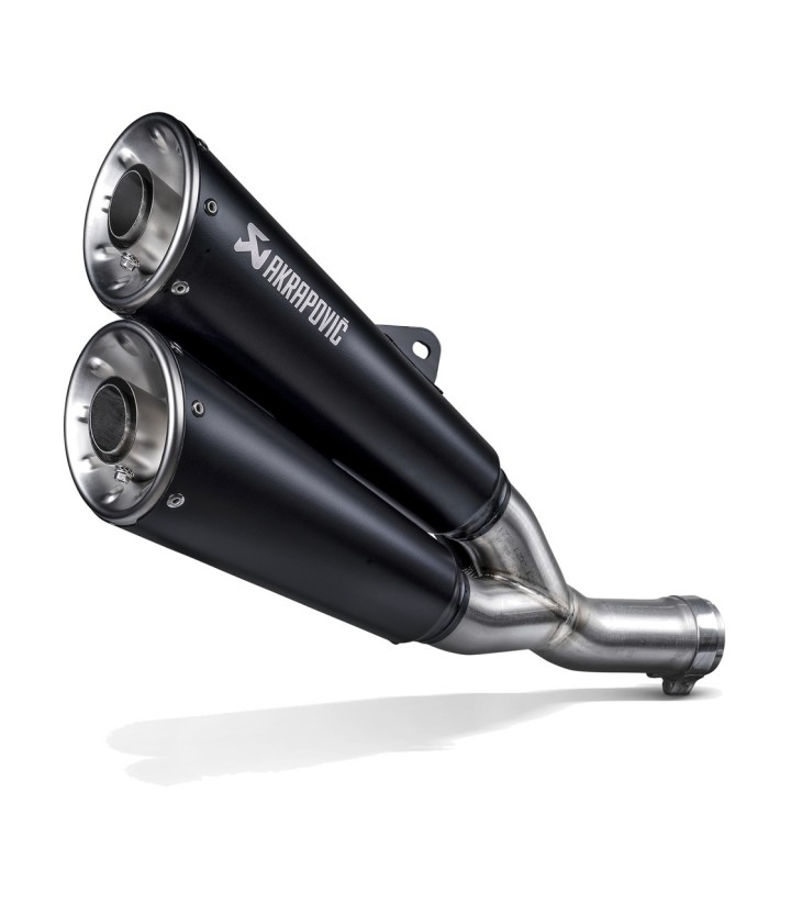 Escape Akrapovič em preto para Ducati Scrambler 800 (21-22) S-D8SO6-ISSSBL