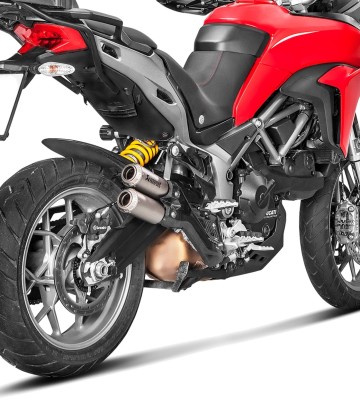 Akrapovič-uitlaat van titanium voor Ducati Multistrada 1200 (17-18), 1260 (19-20), 950 (17-20) S-D9SO10-HIFFT
