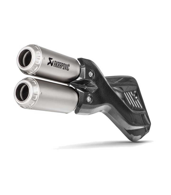 Échappement Akrapovič en titane pour Ducati Multistrada 1200 (17-18), 1260 (19-20), 950 (17-20) S-D9SO10-HIFFT