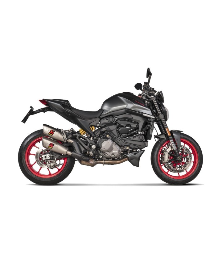 Akrapovič Exhaust in Titanium for Ducati Monster 937 (21-24) S-D9SO17-HCQT