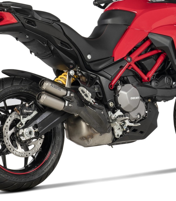 Akrapovič-uitlaat van titanium voor Ducati Multistrada 950 (21-24) S-D9SO18-HIFFT
