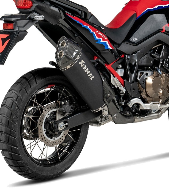 Escape Akrapovič em titânio para Honda CRF 1100 L Africa Twin (24-26) S-H11SO4-HAFT