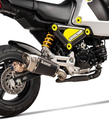 Scarico Akrapovič nero per Honda MSX 125 (21-26), NC 700 D Integra (21-26) S-H125SO4ASZTBL