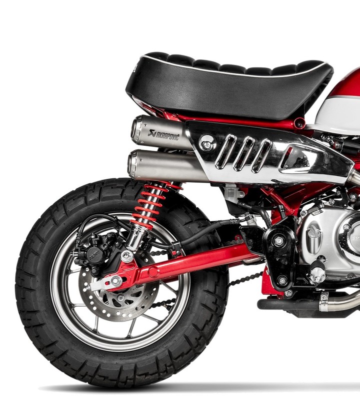 Escape Akrapovič em titânio para Honda Z 125 MA Monkey (19-26), Z 50 Monkey (19-26) S-H125SO5-FFT