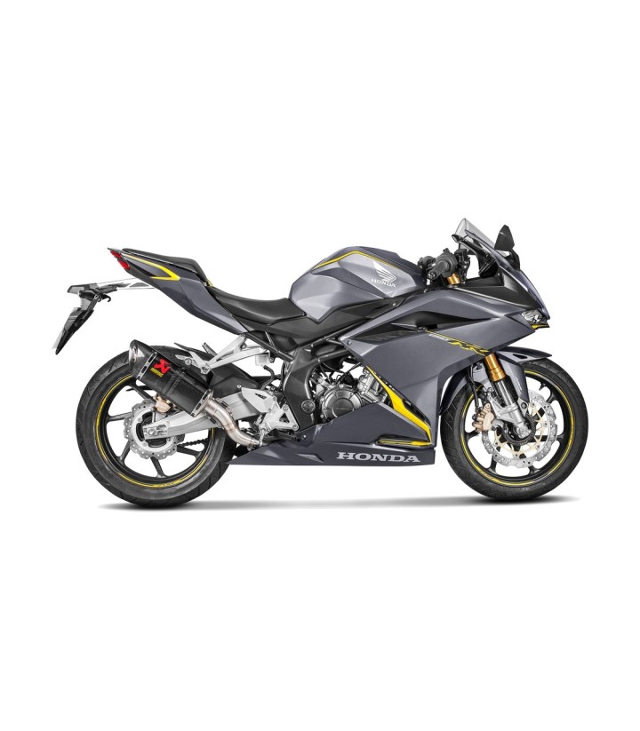 Échappement Akrapovič en carbone pour Honda CBR 250 RR (17-26) S-H2SO6-APC