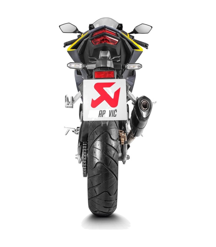 Échappement Akrapovič en carbone pour Honda CBR 250 RR (17-26) S-H2SO6-APC
