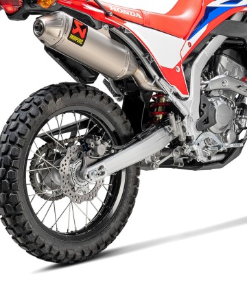 Escape Akrapovič em titânio para Honda CRF 300 L (21-26), CRF 300 RLA Rally (21-25) S-H3SO11-BNTA