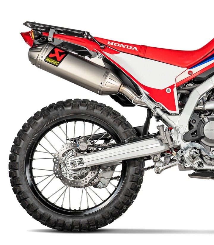 Échappement Akrapovič en titane pour Honda CRF 300 L (21-26), CRF 300 RLA Rally (21-25) S-H3SO11-BNTA