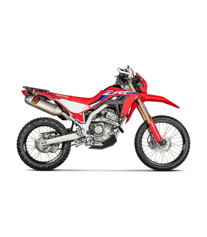 Escape Akrapovič em titânio para Honda CRF 300 L (21-26), CRF 300 RLA Rally (21-25) S-H3SO11-BNTA