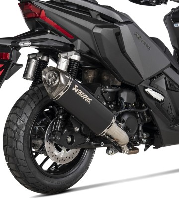 Échappement Akrapovič noir pour Honda ADV 350 (22-24), Forza 350 (21-24) S-H3SO8-HRSSBL