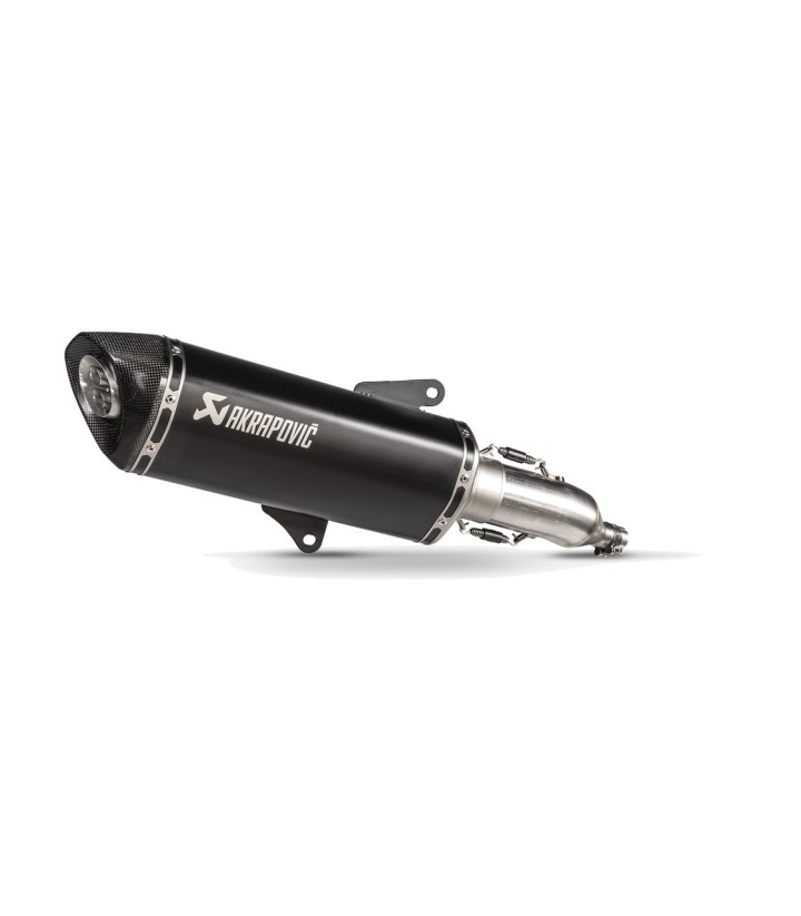 Escape Akrapovič en Negro para Honda ADV 350 (22-24), Forza 350 (21-24) S-H3SO8-HRSSBL