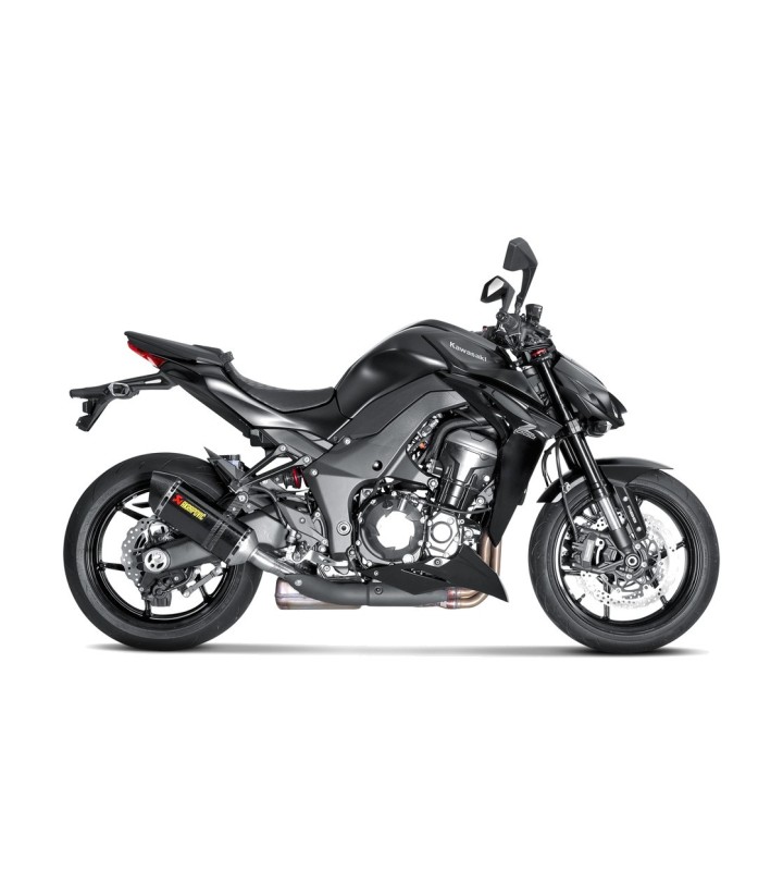 Échappement Akrapovič en carbone pour Kawasaki Z 1000 (14-20) S-K10SO18-HZC