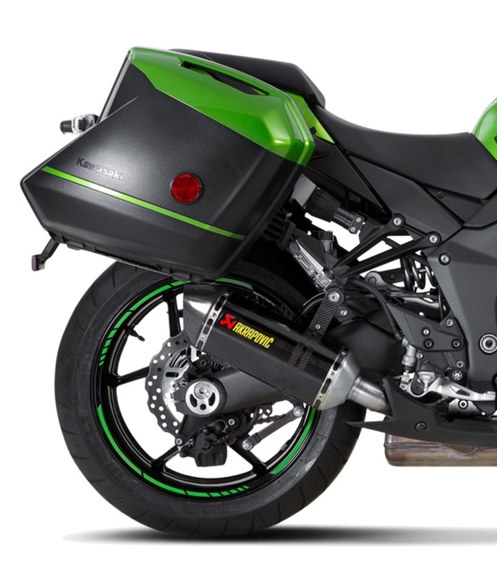 Akrapovič-uitlaat van carbon voor Kawasaki Ninja 1000 SX (14-20), Z 1000 SX (14-20) S-K10SO19-HZC