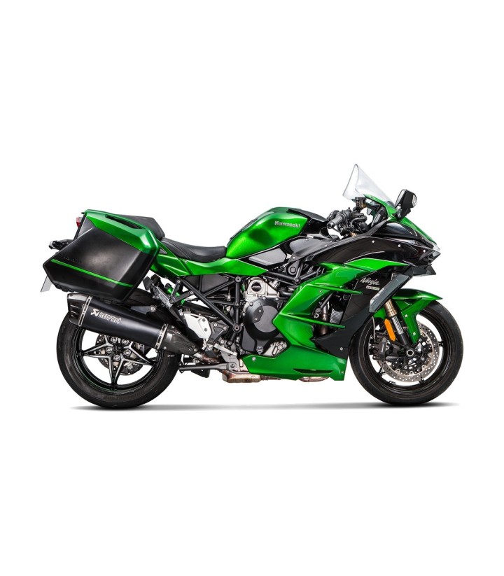 Échappement Akrapovič noir pour Kawasaki Ninja H2 SX (18-20) S-K10SO21HRAABL