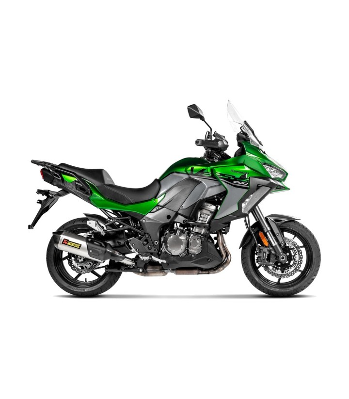 Échappement Akrapovič en titane pour Kawasaki KLZ 1000 Versys (19-24) S-K10SO22-HWT