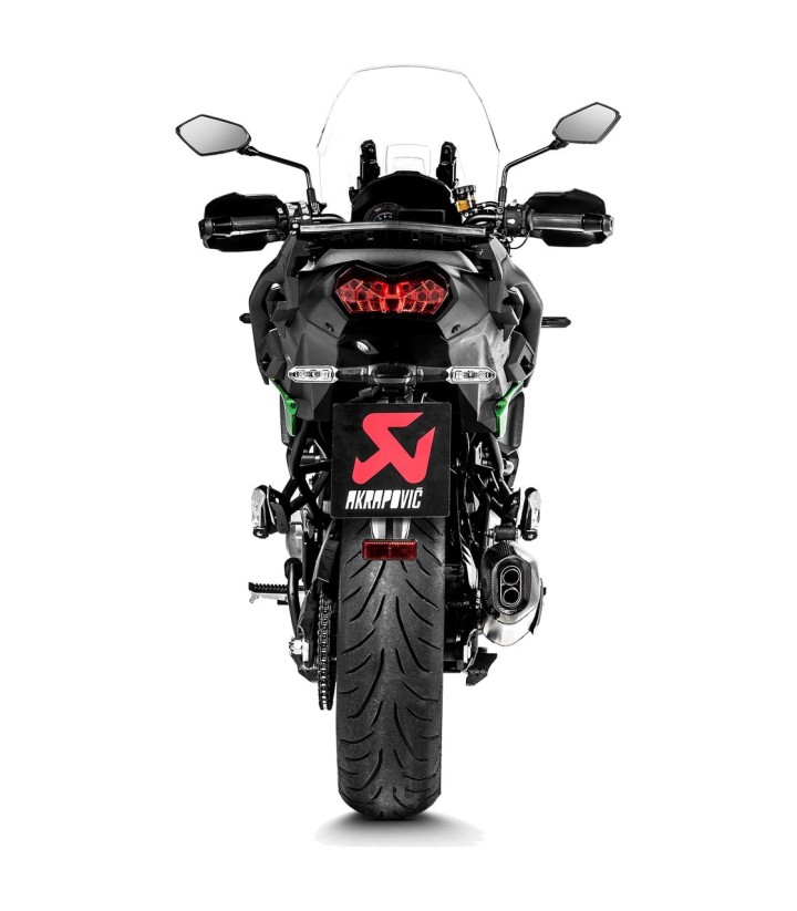 Scarico Akrapovič in titanio per Kawasaki KLZ 1000 Versys (19-24) S-K10SO22-HWT