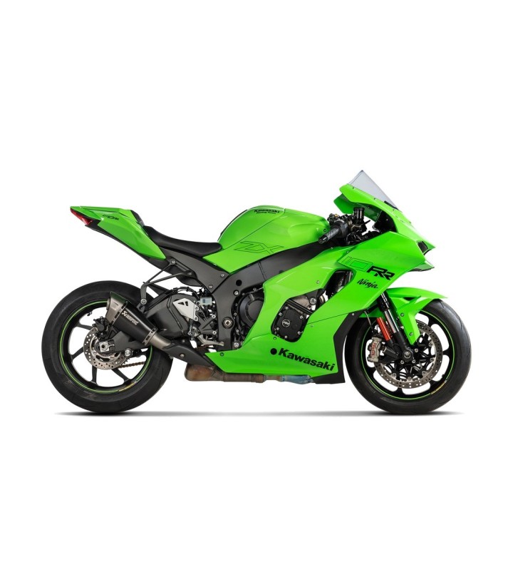 Échappement Akrapovič noir pour Kawasaki ZX 10 R (21-26) S-K10SO28ASZTBL